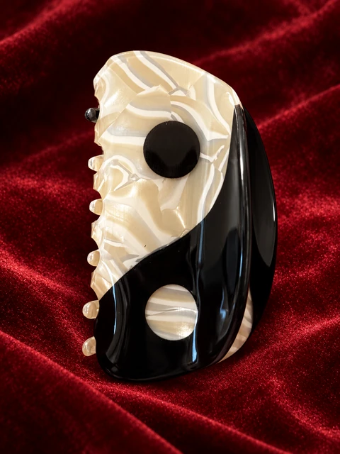 Yin Yang Hair Clip