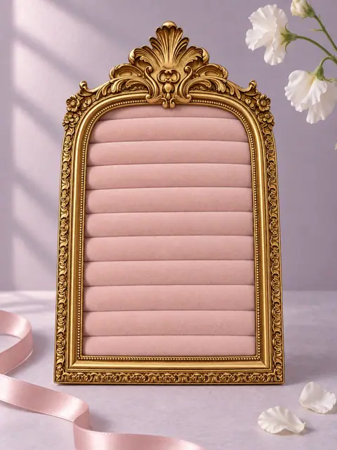 Velvet Frame Jewelry Organizer