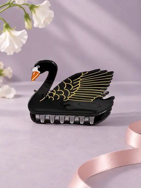 Swan Hair Clip